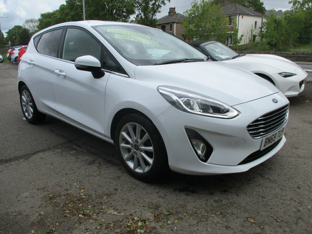 Ford Fiesta 1.0T Ecoboost Gpf Titanium Hatchback Au BN69TUP White #4