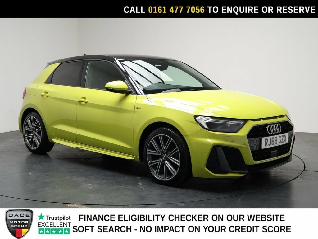 Audi A1 1L S Line Yellow
