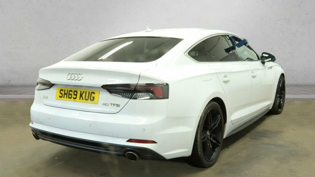 Audi A5 2L S Line SH69KUG White #4