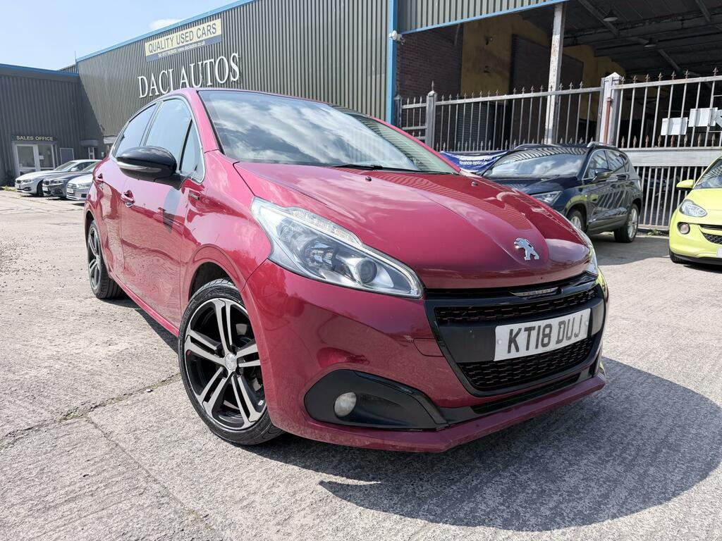 Peugeot 208 1.6 Bluehdi Gt Line Hatchback Eu Red