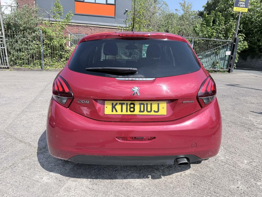 Peugeot 208 1.6 Bluehdi Gt Line Hatchback Eu KT18DUJ Red #5