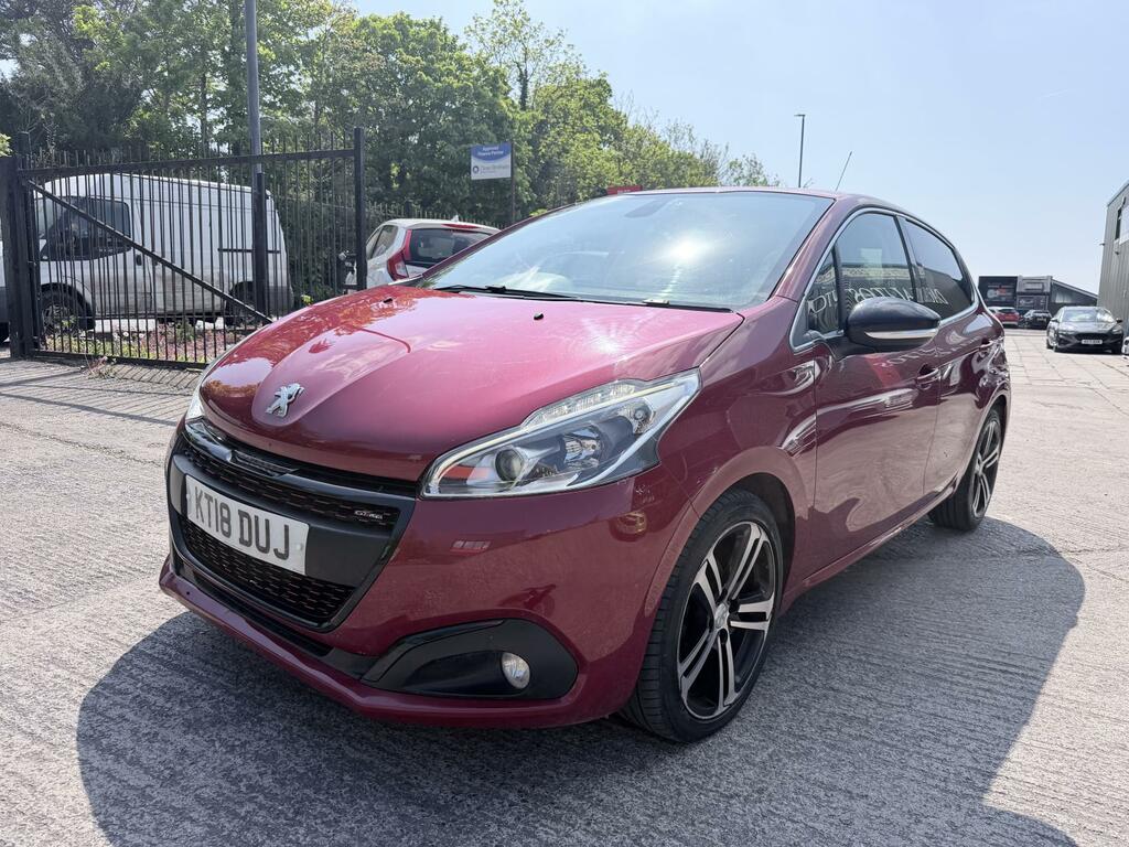 Peugeot 208 1.6 Bluehdi Gt Line Hatchback Eu KT18DUJ Red #3