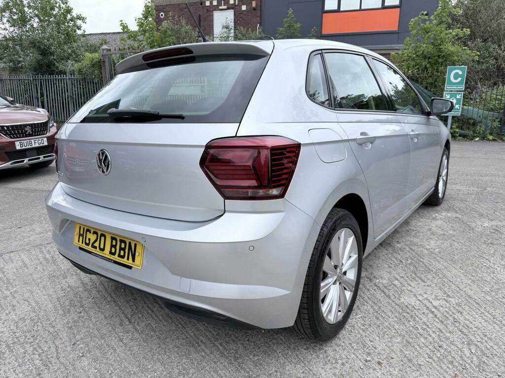 Volkswagen Polo 1.0 Tsi Gpf Sel Hatchback Dsg Euro 6 S HG20BBN Silver #2