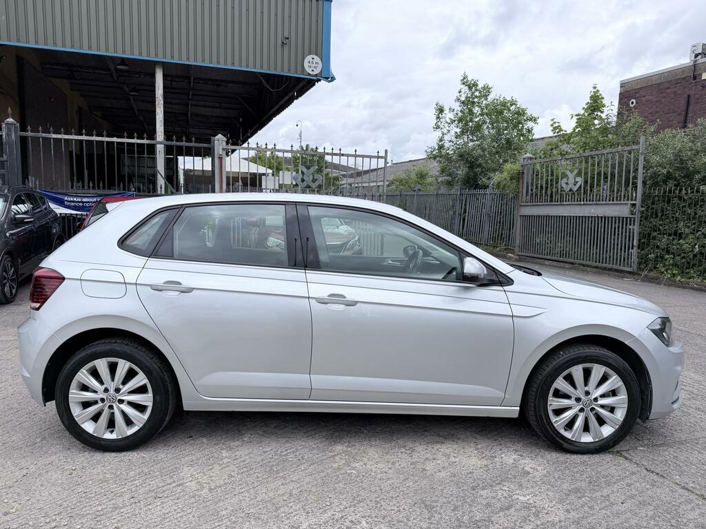 Volkswagen Polo 1.0 Tsi Gpf Sel Hatchback Dsg Euro 6 S HG20BBN Silver #3
