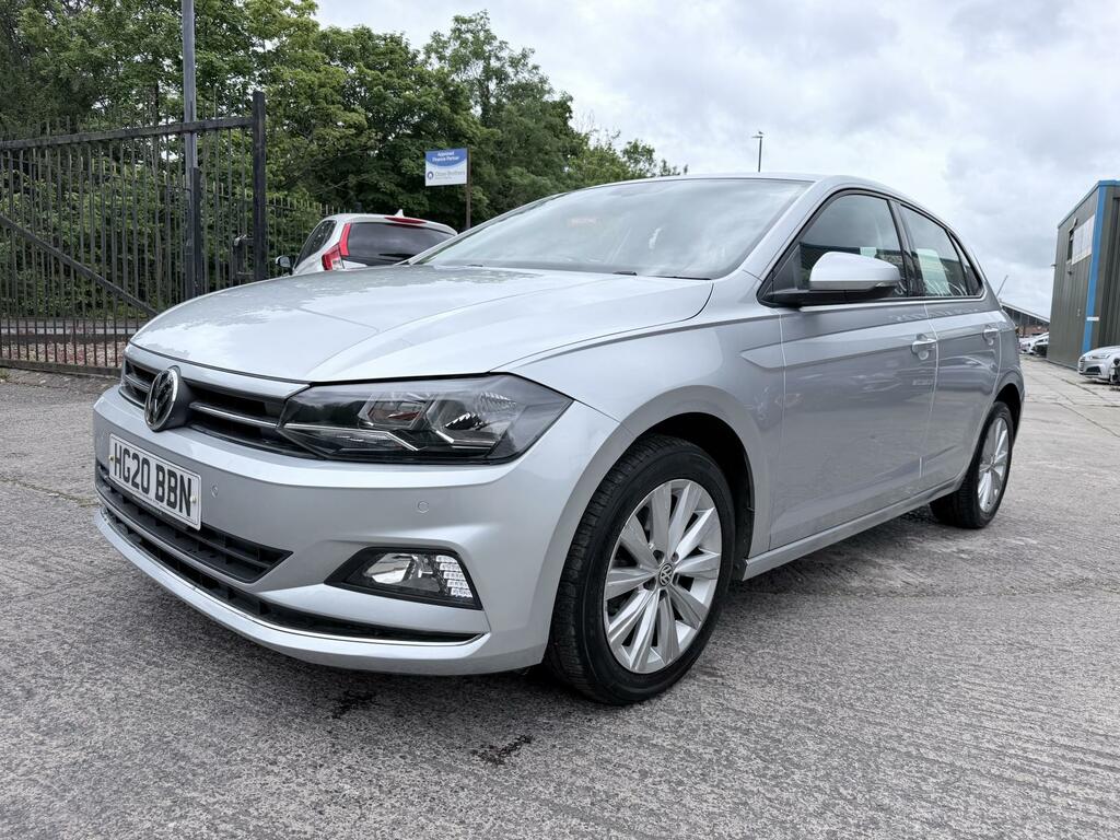 Volkswagen Polo 1.0 Tsi Gpf Sel Hatchback Dsg Euro 6 S Silver