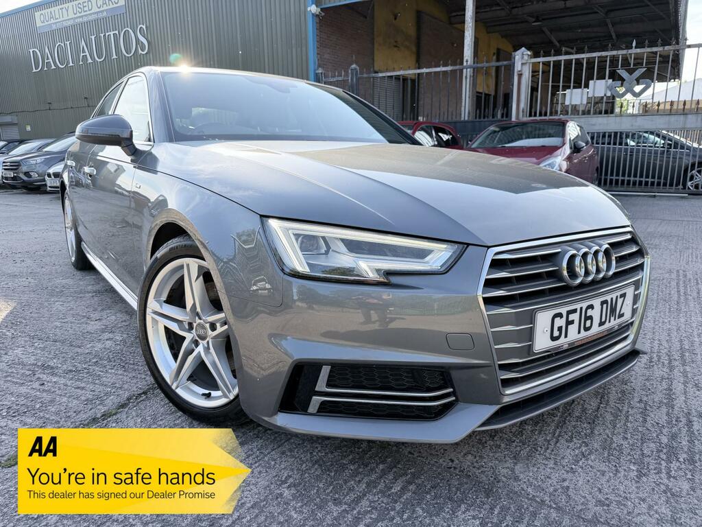 Audi A4 2.0 Tdi S Line Saloon S Tronic Euro 6 Grey