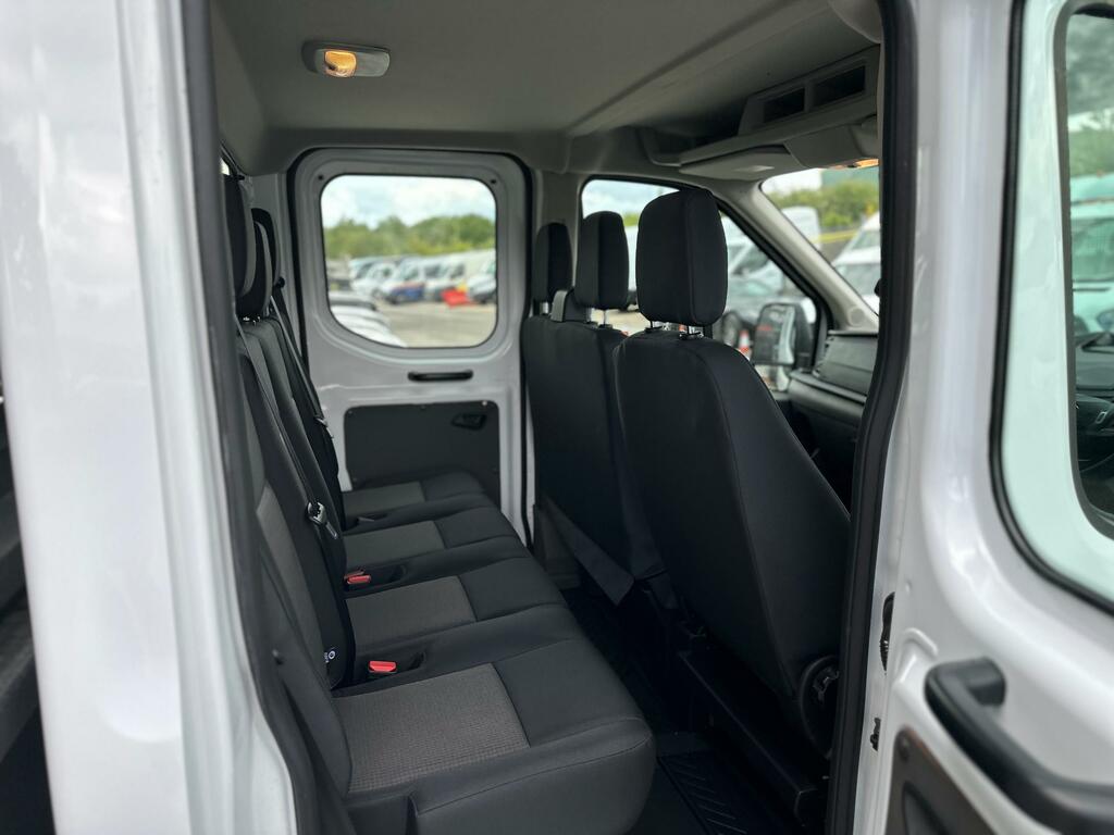 Ford Transit Custom L3 Double Cab Alloy One Way Tipper, Air Con White #6
