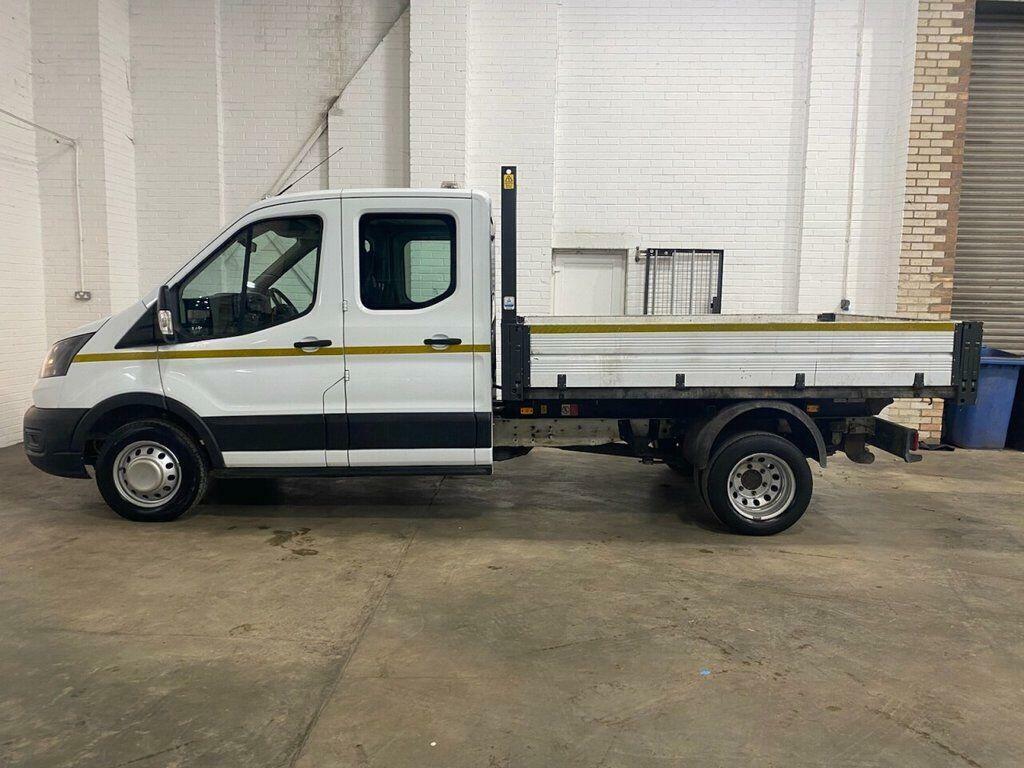 Ford Transit Custom L3 Dcab Tipper, Air Con, Dual Rear Wheels Light B HT72AEA White #2