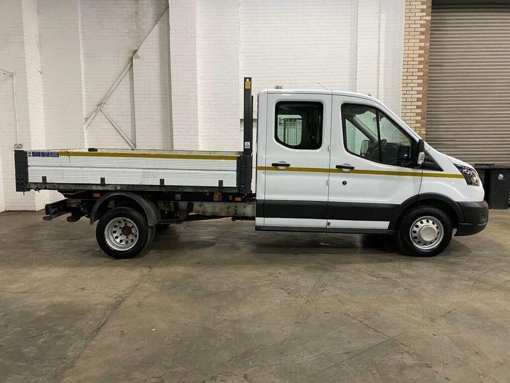 Ford Transit Custom L3 Dcab Tipper, Air Con, Dual Rear Wheels Light B HT72AEA White #4