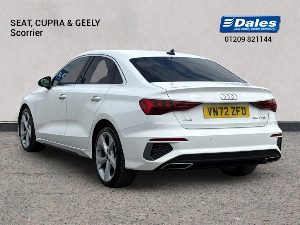 Audi A3 Audi A3 S Line 30 Tfsi VN72ZFD White #2