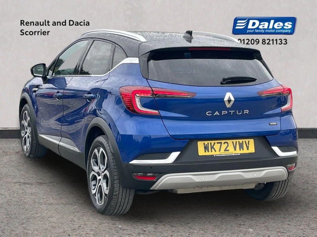 Renault Captur Captur 1.6 E-tech Phev 160 Techno Hatchba WK72VWV Blue #2