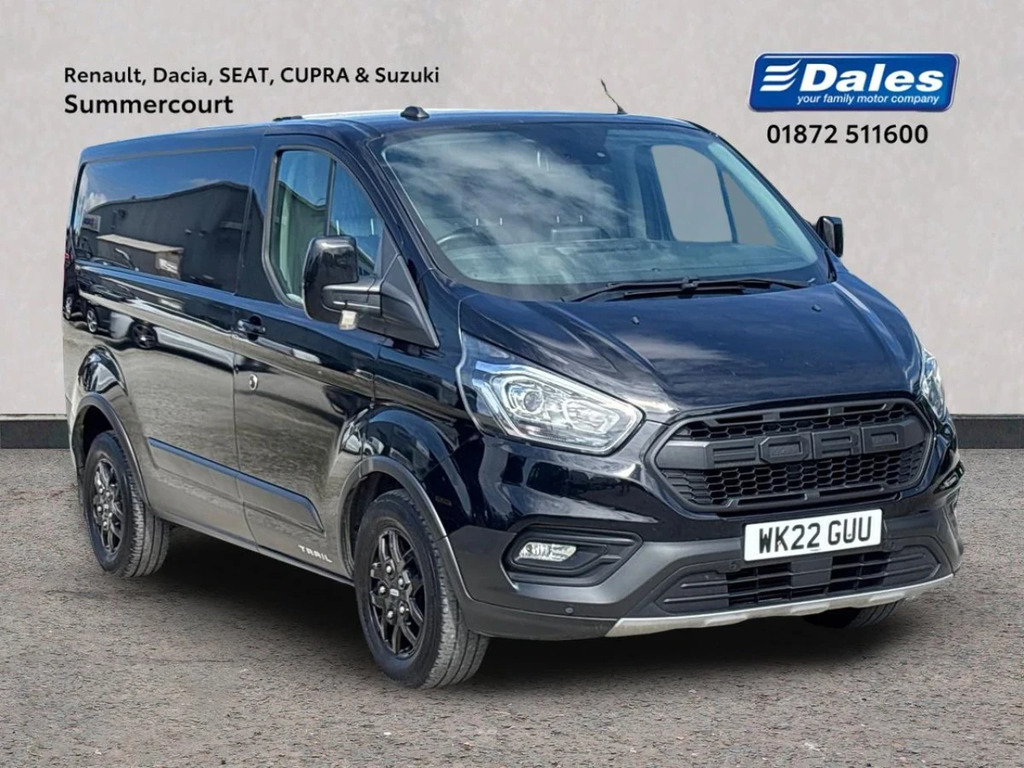 Ford Transit Custom 2.0 Ecoblue 170Ps Low Roof Trail Van Black