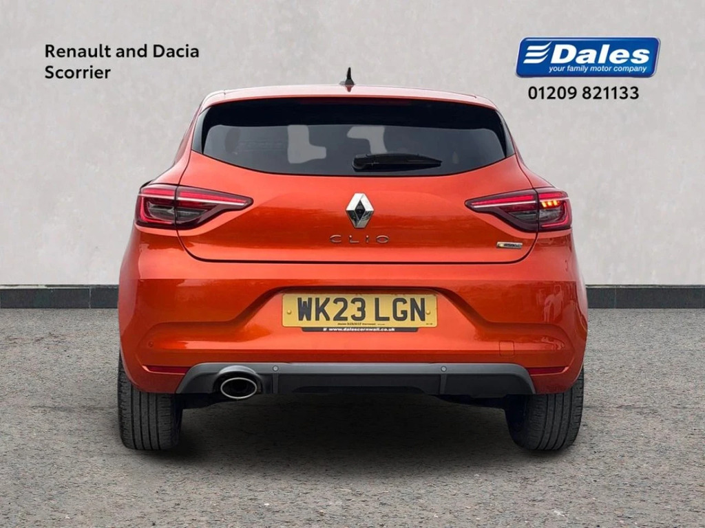 Renault Clio Clio 1.0 Tce 90 Rs Line Hatchback WK23LGN Orange #4