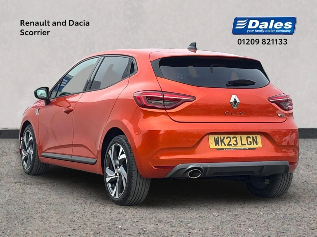 Renault Clio Clio 1.0 Tce 90 Rs Line Hatchback WK23LGN Orange #2