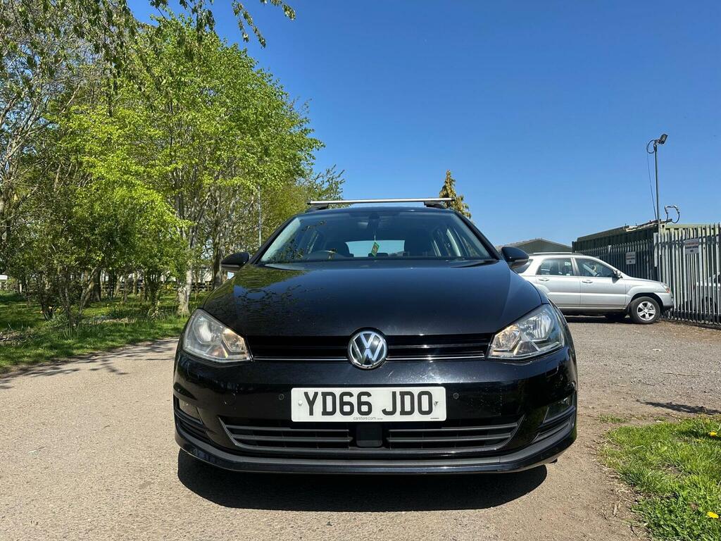 Volkswagen Golf Estate 1.6 Tdi Bluemotion Tech Match Edition Euro YD66JDO Black #2