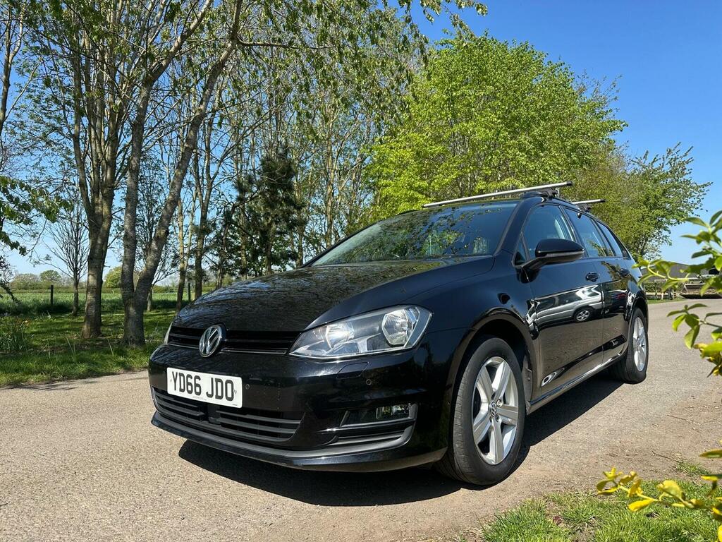 Volkswagen Golf Estate 1.6 Tdi Bluemotion Tech Match Edition Euro YD66JDO Black #3