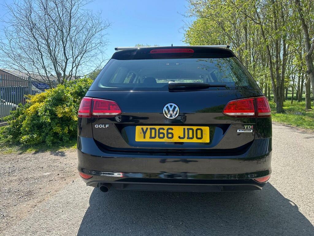 Volkswagen Golf Estate 1.6 Tdi Bluemotion Tech Match Edition Euro YD66JDO Black #6