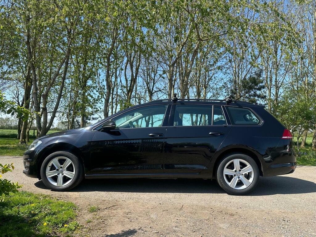 Volkswagen Golf Estate 1.6 Tdi Bluemotion Tech Match Edition Euro YD66JDO Black #4