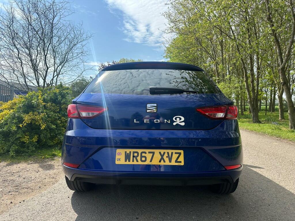 Seat Leon Hatchback 1.6 Tdi Se Dynamic Technology Dsg Euro 6 WR67XVZ Blue #6