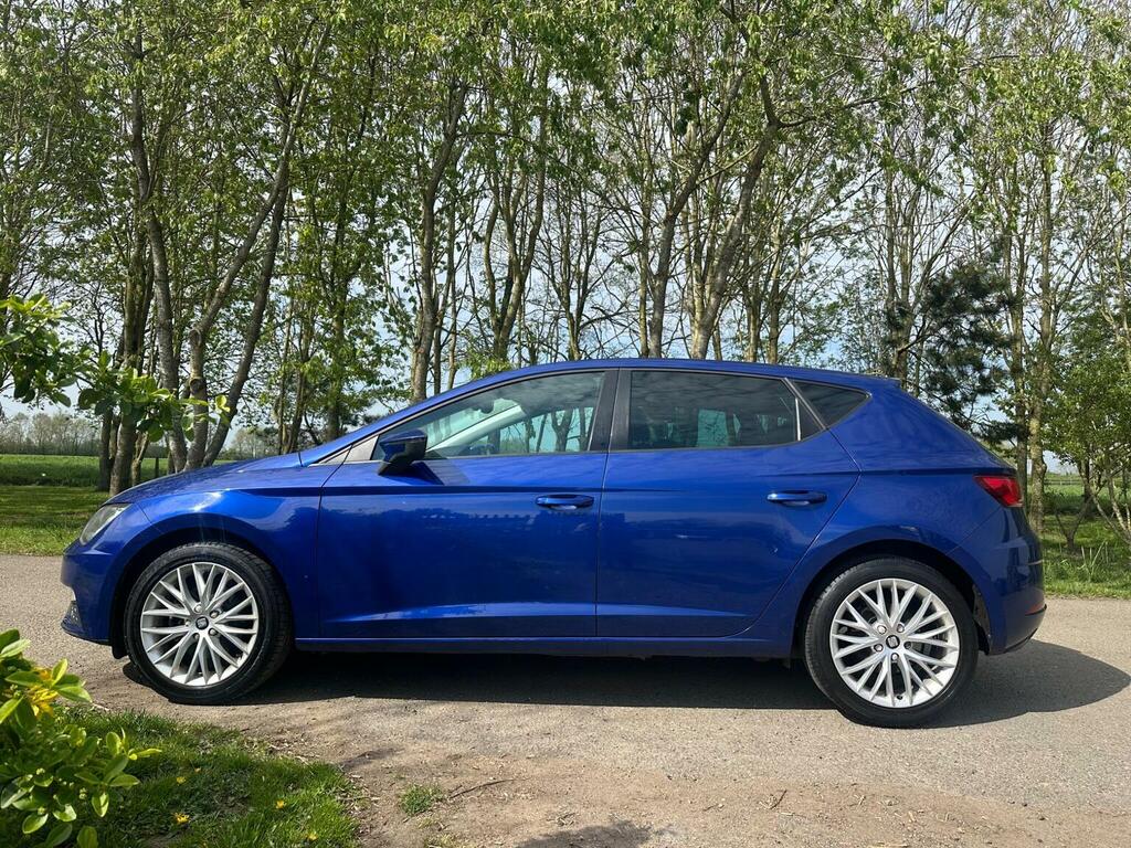 Seat Leon Hatchback 1.6 Tdi Se Dynamic Technology Dsg Euro 6 WR67XVZ Blue #4