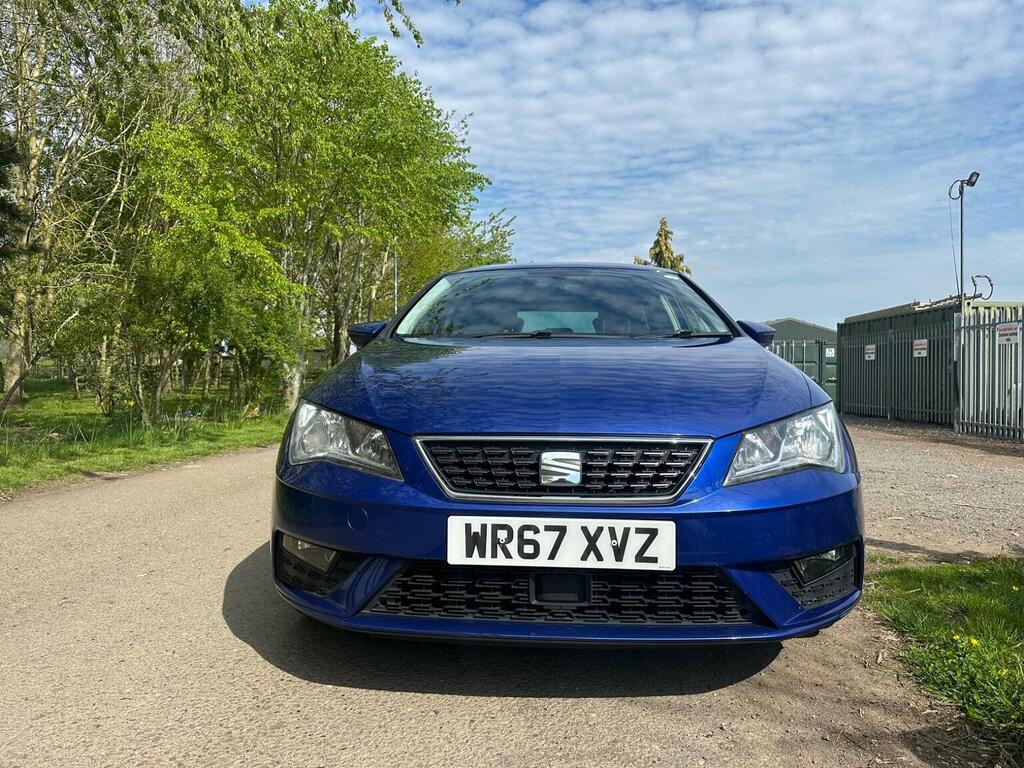 Seat Leon Hatchback 1.6 Tdi Se Dynamic Technology Dsg Euro 6 WR67XVZ Blue #2