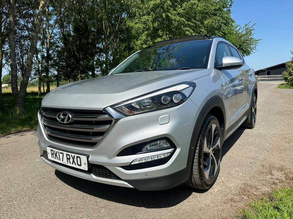 Hyundai Tucson Suv 2.0 Crdi Premium Se 4Wd Euro 6 2017 RK17RXO Silver #3