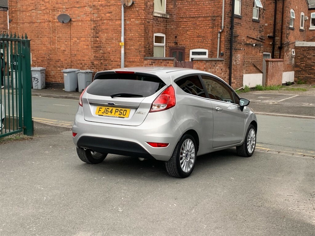 Ford Fiesta 1.5 Tdci Titanium Euro 5 FJ64PSO Silver #4
