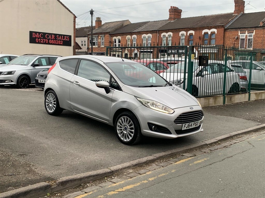 Ford Fiesta 1.5 Tdci Titanium Euro 5 FJ64PSO Silver #3
