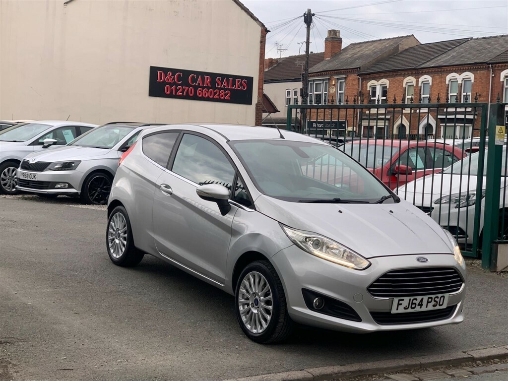 Ford Fiesta 1.5 Tdci Titanium Euro 5 FJ64PSO Silver #2