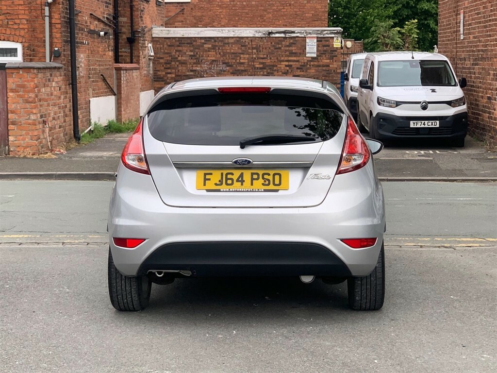 Ford Fiesta 1.5 Tdci Titanium Euro 5 FJ64PSO Silver #6
