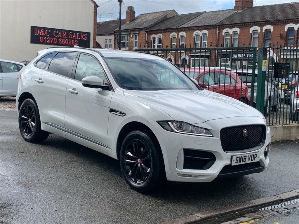 Jaguar F-Pace 2.0 D180 R-sport Awd Euro 6 Ss SW18VOP White #4