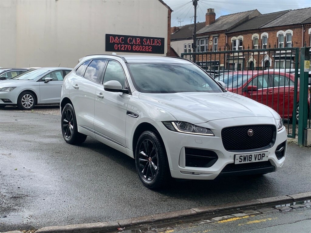 Jaguar F-Pace 2.0 D180 R-sport Awd Euro 6 Ss SW18VOP White #3