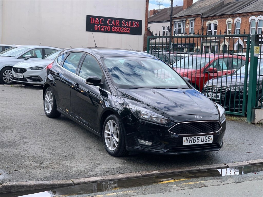 Ford Focus 1.5 Tdci Zetec Euro 6 Ss YR65UGS Black #2