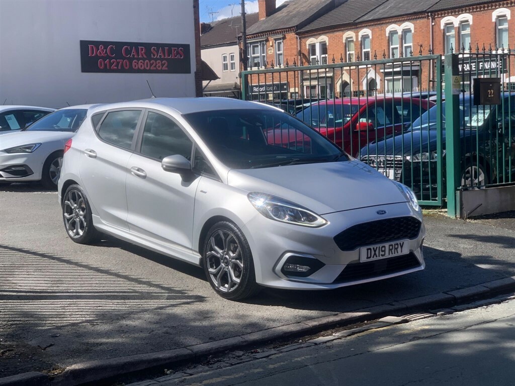 Ford Fiesta 1.0T Ecoboost St-line Euro 6 Ss DX19RRY Silver #3