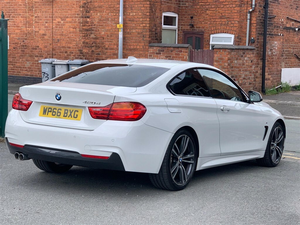 BMW 4 Series 2.0 M Sport Euro 6 Ss WP66BXG White #4