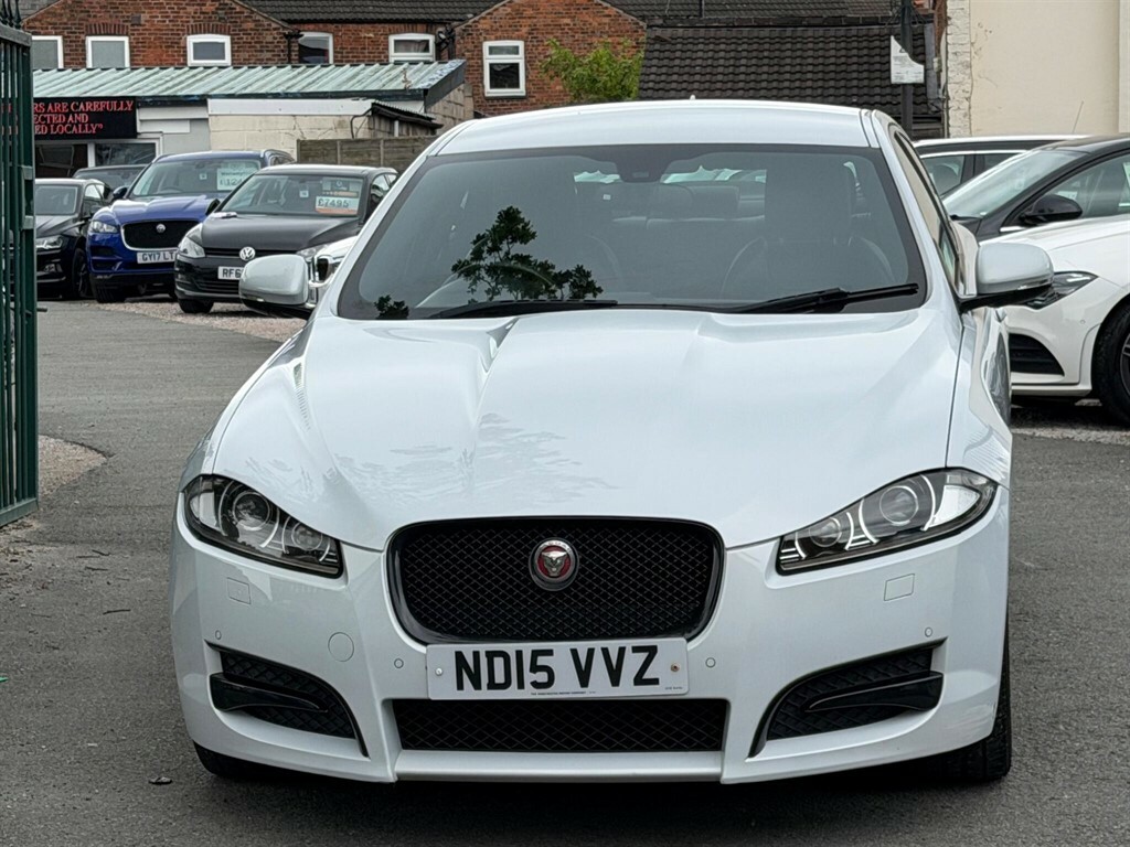 Jaguar XF 2.2D R-sport Black Euro 5 Ss ND15VVZ White #2