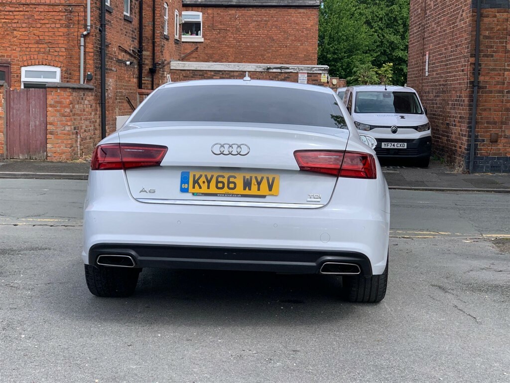 Audi A6 Saloon 2.0 Tdi Ultra Se Executive S Tronic Euro 6 Ss 4 KY66WYV White #3