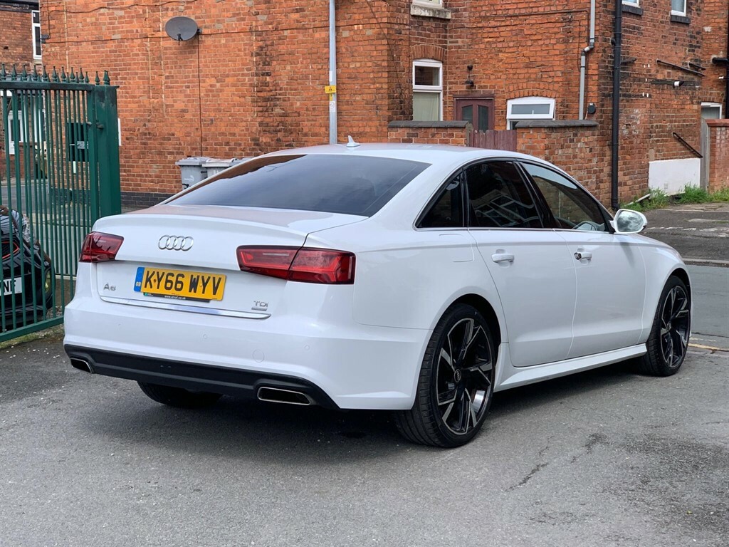 Audi A6 Saloon 2.0 Tdi Ultra Se Executive S Tronic Euro 6 Ss 4 KY66WYV White #4