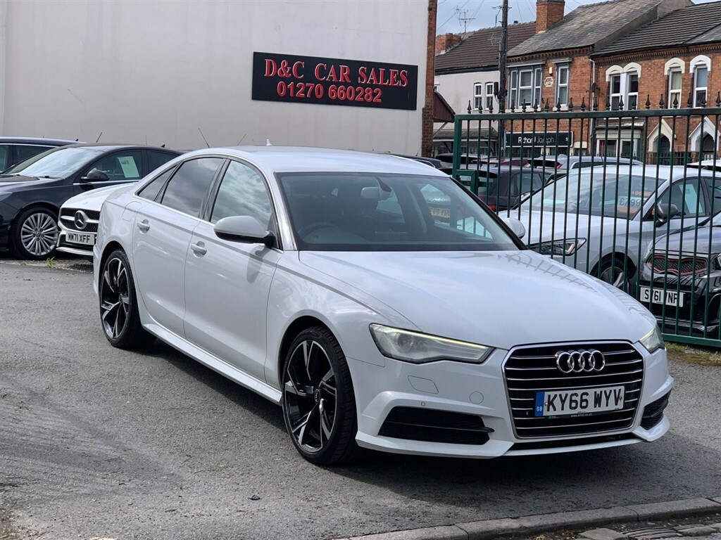 Audi A6 Saloon 2.0 Tdi Ultra Se Executive S Tronic Euro 6 Ss 4 KY66WYV White #2