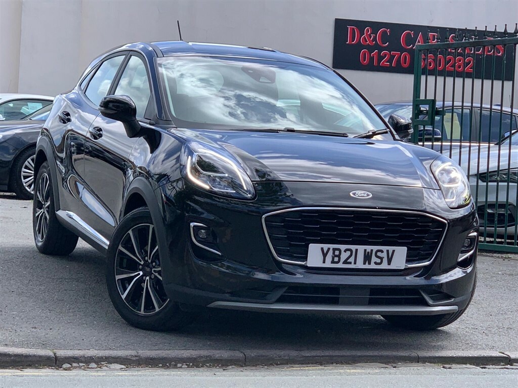 Ford Puma 1.0T Ecoboost Titanium Dct Euro 6 Ss YB21WSV Black #5