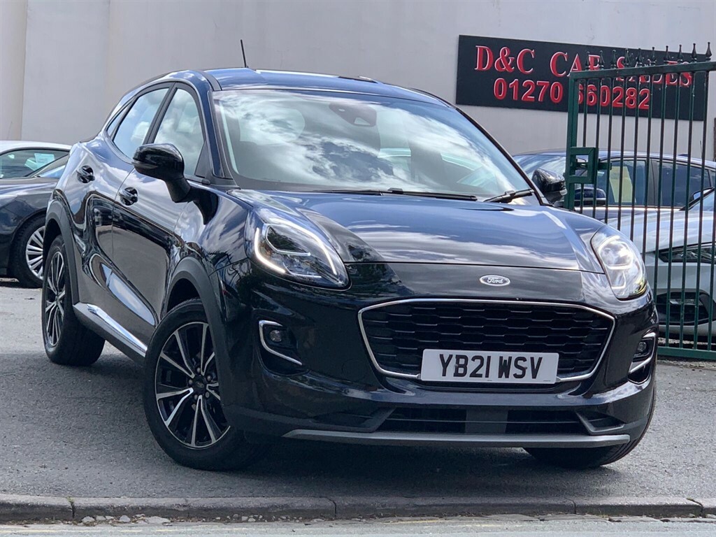 Ford Puma 1.0T Ecoboost Titanium Dct Euro 6 Ss Black