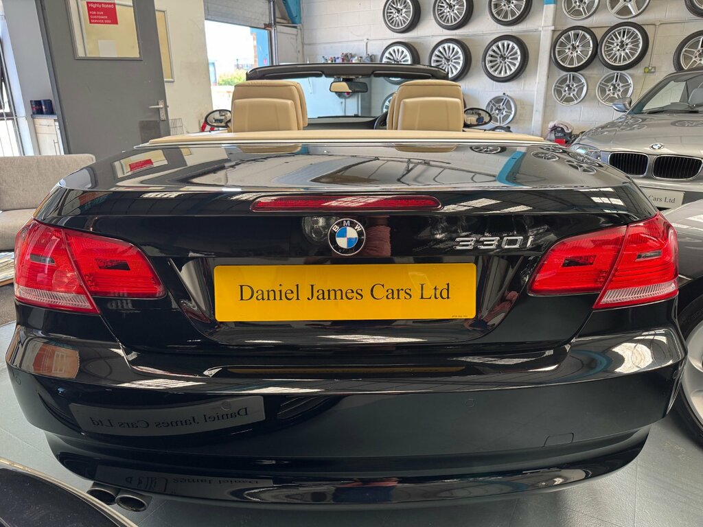 BMW 3 Series 3.0 330I Se Highline Convertible Black #4