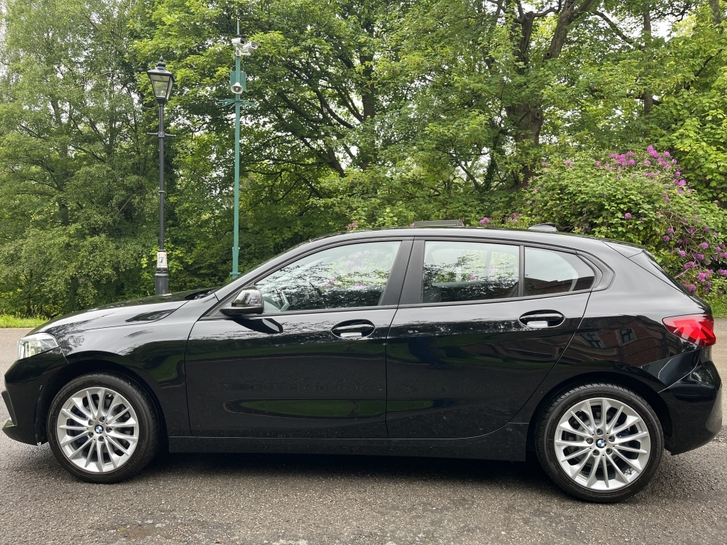 BMW 1 Series Hatchback YF70PHK Black #4