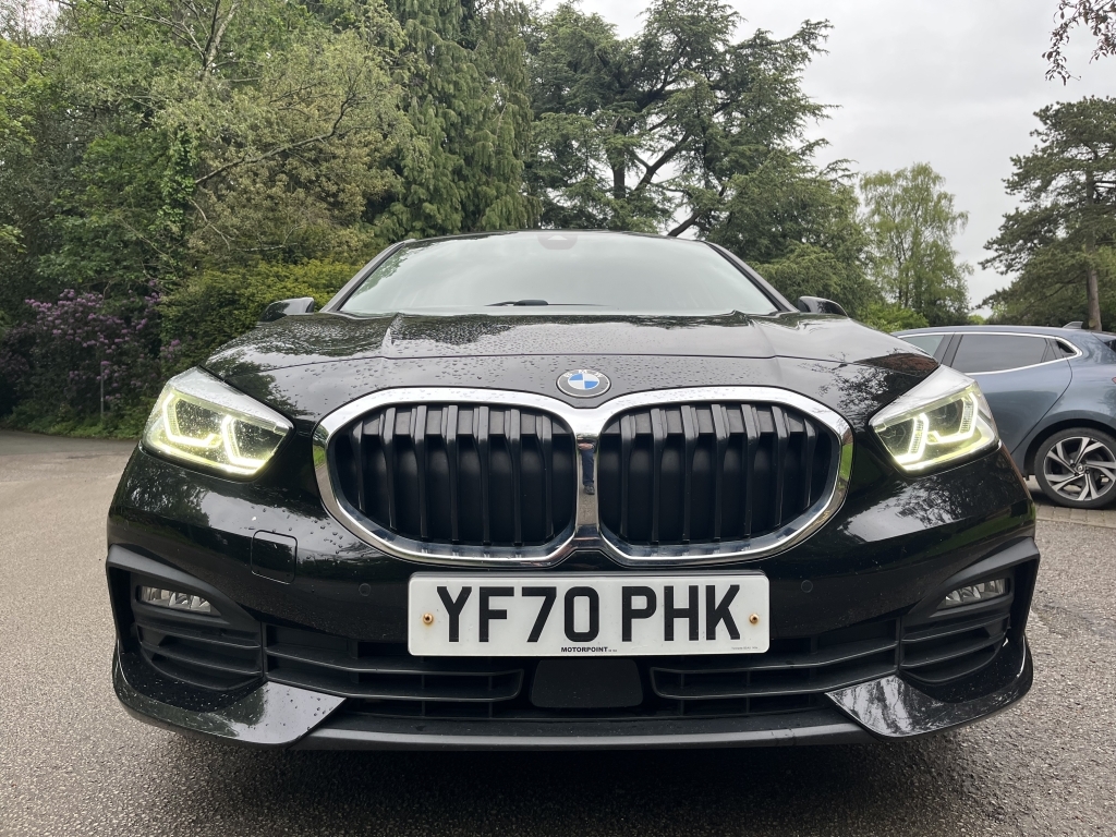 BMW 1 Series Hatchback YF70PHK Black #2