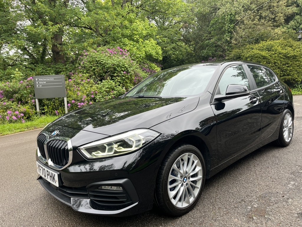 BMW 1 Series Hatchback YF70PHK Black #3