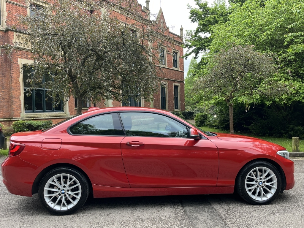 BMW 2 Series Coupe WO17XXG Red #2