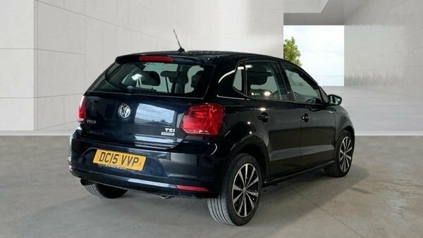 Volkswagen Polo 1.2 Tsi Bluemotion Tech Se Hatchback Ma DC15VVP Black #4