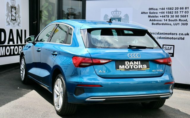 Audi A3 Hatchback YF71PFK Blue #6