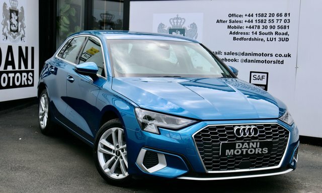 Audi A3 Hatchback YF71PFK Blue #4