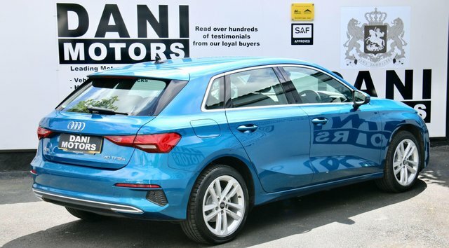 Audi A3 Hatchback YF71PFK Blue #3